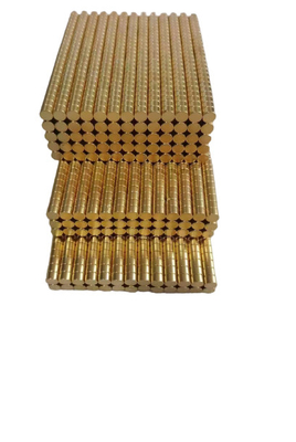 kaufen Neodym-Magnet-seltene Erde- fertigte Dauermagnet-NdFeB-Goldbeschichtung N38 N50 besonders besonders an online manufacture