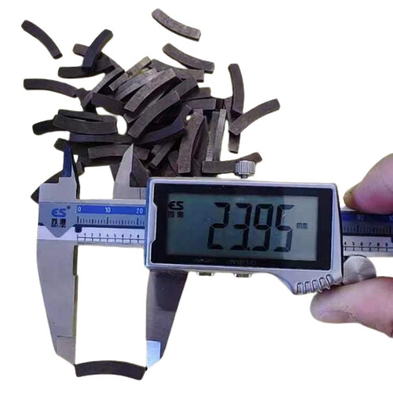 kaufen N45 Neodym-Bogen-Segment-Magnete R39.96*r35.56*2.44*4.4m für das Schneiden von Matrizen online manufacture