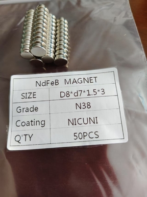 kaufen Neodymiummagneten für die N38-Klasse runden Ring-Disc-Rechteckform für Möbel online manufacture