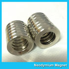 Multipole Radial Magnetization N45 Neodymium Magnets Ring Shaped for Speaker / Sensor / Buoys