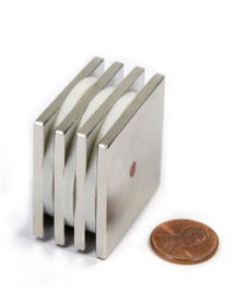 kaufen Starkes starkes Grad-Quadrat-hohe Koerzitivkraft der Neodym-Stabmagnet-N52 online manufacture