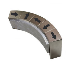 kaufen Kundenspezifische Form-Neodym-Magneten des Bogen-N33-N52 für schwanzlosen DC-Motor online manufacture