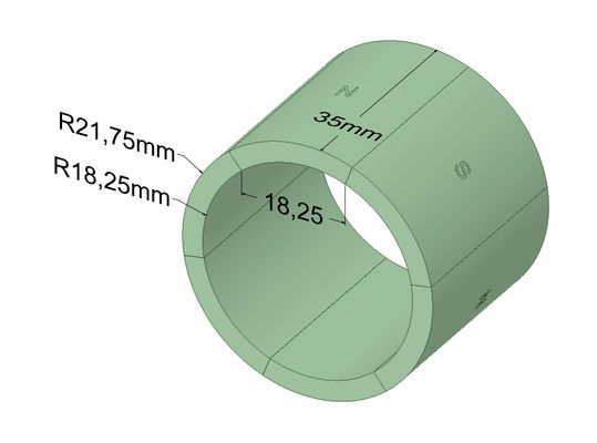 kaufen Neodym-Magneten N45SH Zinncium für Servomotor BLDC SAC90S25/3/TB/FT/EY-2048 online manufacture