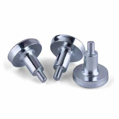 kaufen Nickel beschichtete super starke magnetische Montage Nedoymium-Magnet-60lb mit äußerem Faden D1/4-20 und D3/8-16 online manufacture