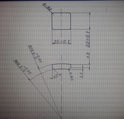 kaufen Weitverbreitete 25X22X7mm Bogen-Form-Ferrit-Magneten für BLDC-Deckenlüfter-Motor online manufacture