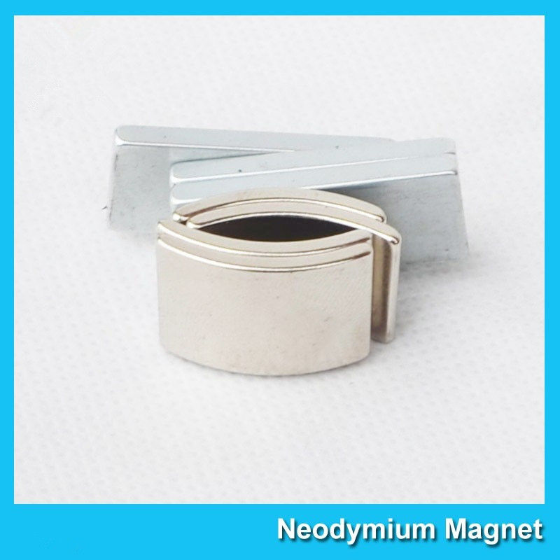 N52 Arc Segment Neodymium Magnets NiCuNi Coating For Motors